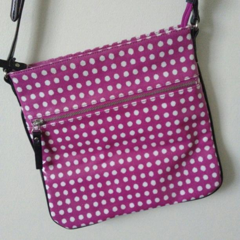 Merona Red Polka Dot Crossbody Bag